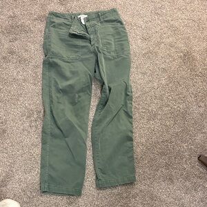 Madewell Women's Green Straight Leg Pants